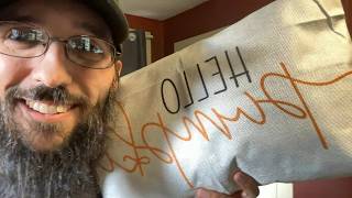 It is PUMPKIN TIME Bring out the pumpkin pillows