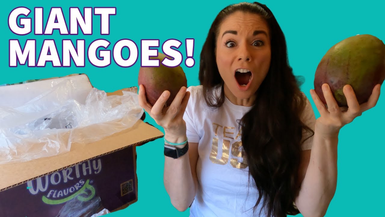 I Got GIANT MANGOES: Worthy Flavors Organic Produce Subscription Unboxing (July 2021)