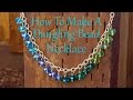 How To Make A Dangling Bead Necklace Jewelry Making Tutorial