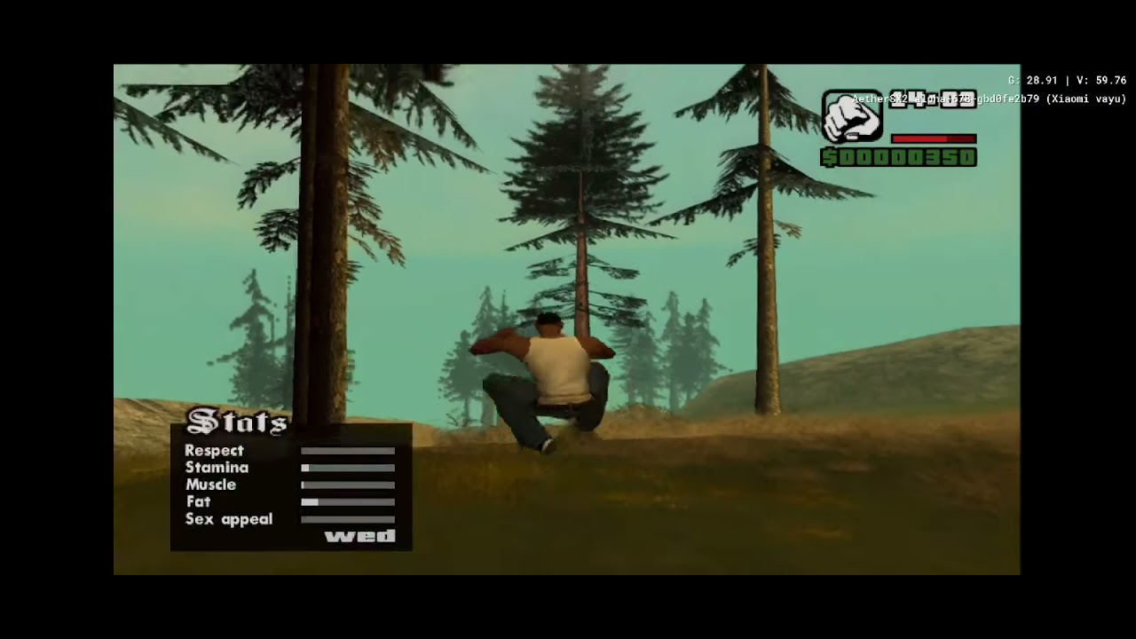 gta san andreas AetherSX2 emulator ps2 android - YouTube