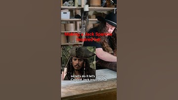 making A Jack Sparrow inspired leather tricorn hat. #hatter #handmade #jacksparrow