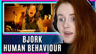 Vocal Coach reacts to björk : human behaviour