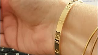 Alternative to the Cartier Love bangle: Verlas unboxing and first impressions ❤️🤘🏻