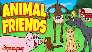 animal friends animal songs animal sound songs kids songs by the learning station