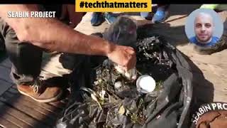 This  seabin  catches  plastic waste.  A unique innovation. Watch video for details