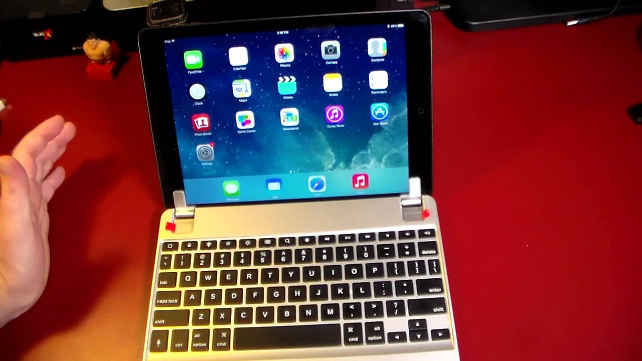 BrydgeAir BlueTooth Keyboard for iPad Air & Air2 with Speakers
