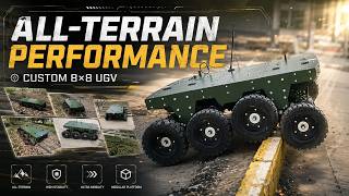 Custom 8×8 UGV | All-Terrain Performance Test | Field Test Series 04