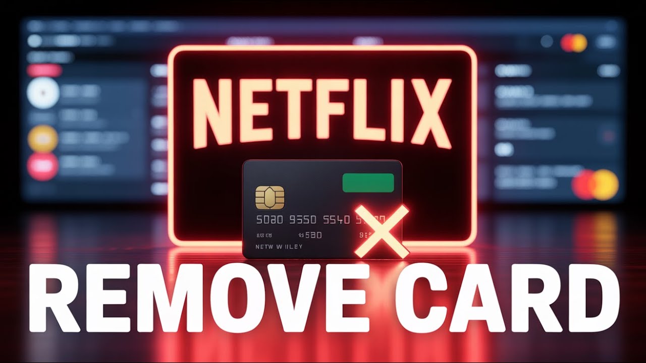 How to Delete Credit Card from Netflix Account