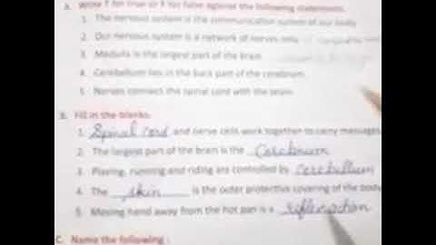 Class 5 science ch-4 quick assignment exercise-A, B, C, D