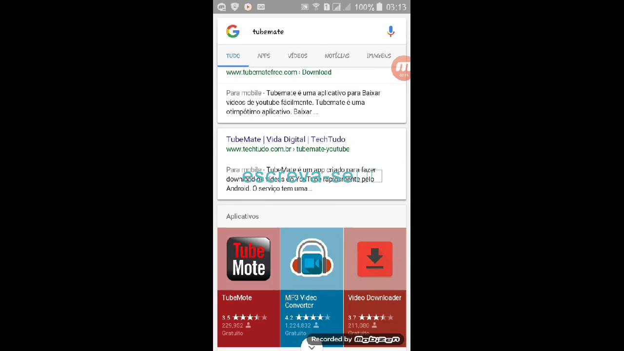 Como baixar o tubemate appk para androide 🔚 YouTube