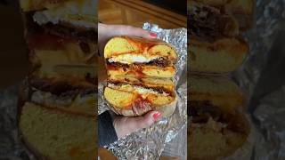 The best BACON EGG & CHEESE! 🥓🍳🧀 #nyc #breakfast #foodie #shorts