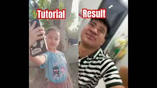 Tutorial trend and result #funny #tutorial