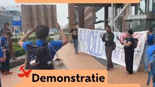 Demo Migrant Justice Usa Bij Ahold Delhaize