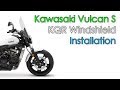 Kawasaki Vulcan S KQR Windshield Installation [OMG CRAFTS]