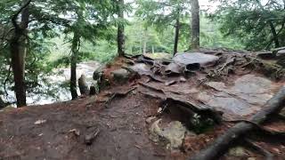 Cliff Jumping in Lake Placid NY ! | Taking a Day Off From Mountain Biking.