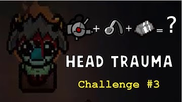 OP RUN - HEAD TRAUMA | The Binding of Isaac: Rebirth Challenge #3