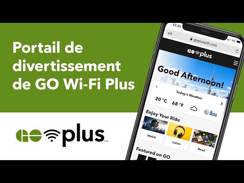 Accéder au Wi-Fi à bord des trains et autobus | Se connecter à GO Wi-Fi Plus