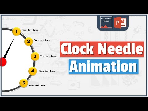 How to Create Clock Needle Animation Effect in PowerPoint