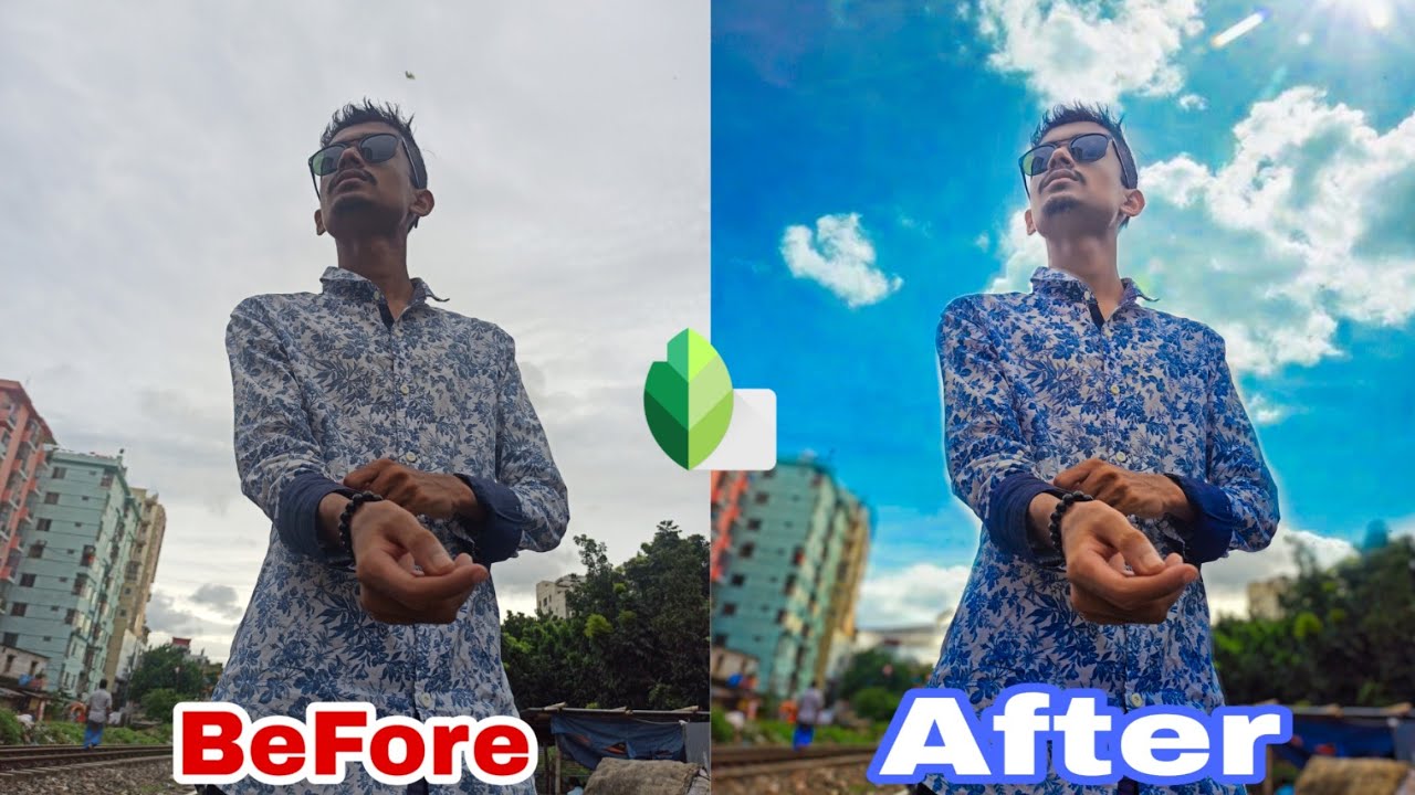 Snapseed Sky Blue Change Joss🔥Photo Editing Tutorial | background change photo editing | Himel Edit