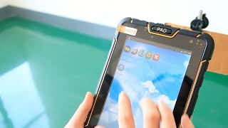 7“ Mobile RFID UHF Reader Read Range Test