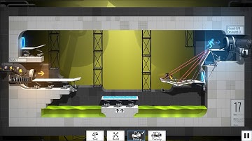Bridge Propels Driver Through Stage 17 (Bridge Constructor Portal Glitch)