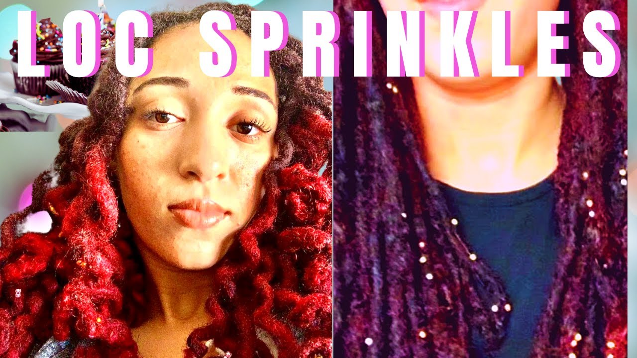 Spirit Sahriel 🌟 on Instagram: Sprinkles make the Locs Twinkle
