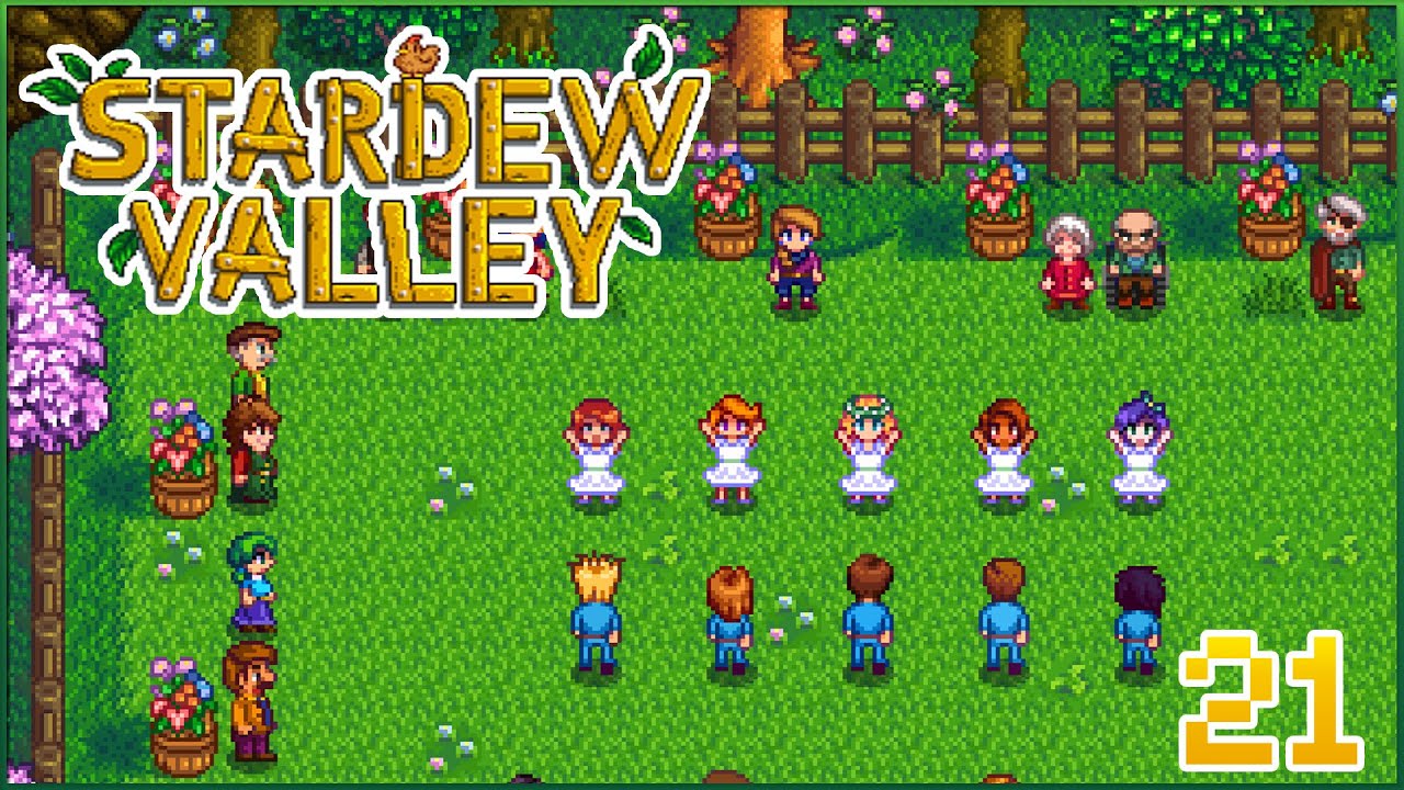 Buckets of Flowers at the Festival!! Stardew Valley Episode 21