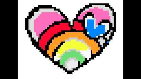 Coloring heart on sandbox coloring