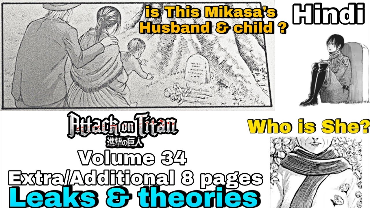 Attack On Titan Volume 34 Extra/Additional 8 Pages Leaks in Hindi