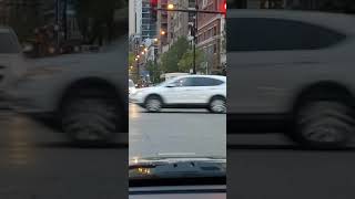 cta bus rolling with a broken strut it was just bouncing as it turned