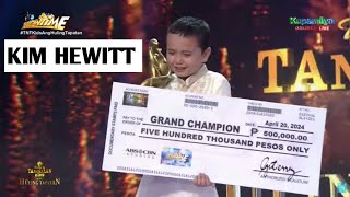 KIM HEWITT/TNT KIDS 2 GRAND CHAMPION/APRIL 20-2024/SINGS I DONT WANT TO MISS A THING,