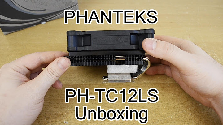 Phanteks tc12ls black white edition top down itx cpu cooler năm 2024