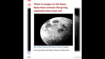 There is oxygen on the Moon, Nasa team extracts life-giving chemicals from lunar soil@THE MULTI NEWS