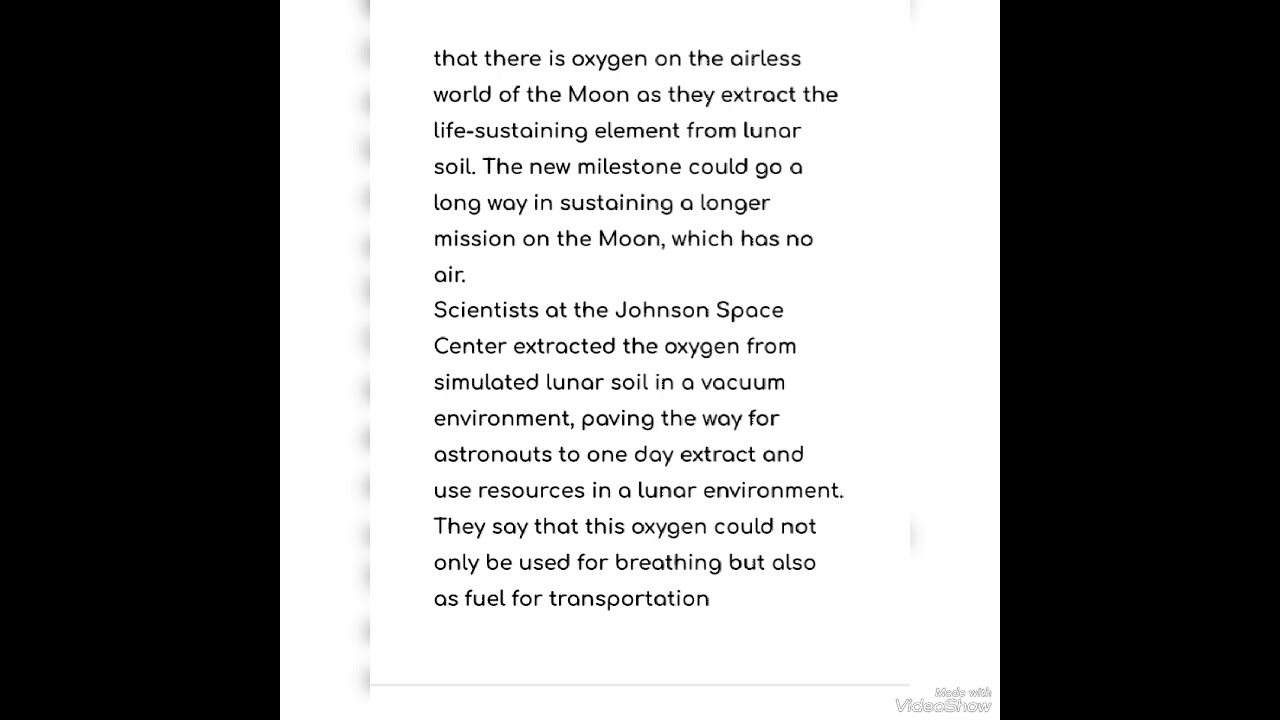 There is oxygen on the Moon, Nasa team extracts life-giving chemicals from lunar soil@THE MULTI NEWS