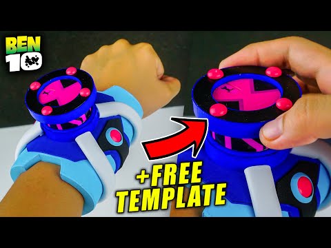 How To Make Gwen Tennyson OMNITRIX | DIY BEN 10 Watch +Free Template | Functional Alien Interface