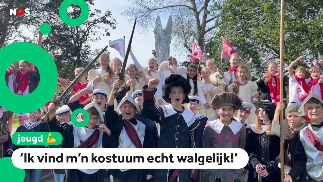 Kinderen spelen in groot toneelstuk over bevrijding van Alkmaar