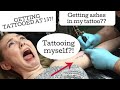 MY TATTOO TOUR| Tattooing myself, Regrets, Meanings