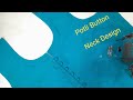 Potli Button neck design #Round neck design with potli button neck cutting and stitching