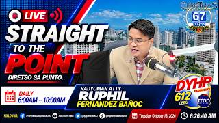 STRAIGHT TO THE POINT | Oktubre 24, 2026 - Sabado
