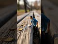 Miniature Cleaning Tiny Train Station!#shorts #shortsfeed #shortvideo #viral #viralshorts #trending