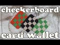 [ENG] 1mm 실 다 들고왓! 체커보드 카드지갑 만들기 Let's make Checkerboard Card Wallet.