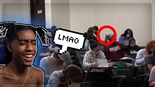 SAVAGERY AT ITS FINEST | Jidion Obviously Cheating During College Exam Reaction! | *MUST WACTH*