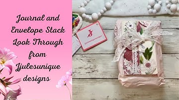 Vintage Envelope Stack and Journal Look Through!! #Jjulesuniquedesigns