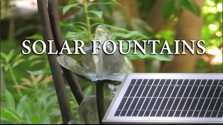 How to install Solar Pumps for Water Fountains and Ponds