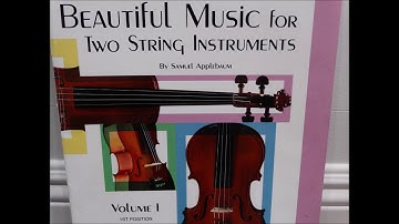 Book 1, Song 18 ("The Huntsman") from "Beautiful Music for Two String Instruments" (Full Duet)