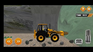 Tunnel Drilling Machine Simulator - Offroad Bridge Construction 3D - Android Gameplay