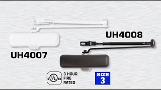 Universal Hardware UH4007 & UH4008 Heavy Duty Residential Closer Inward Opening Install Instructions screenshot 5