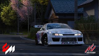 FunRock! Tandem Drift Silvia S14, Assetto Corsa Cinematic