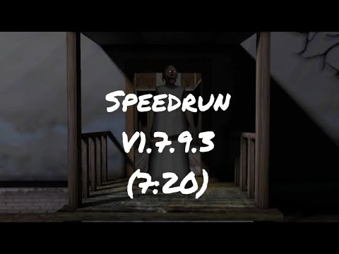 Видео: с норм голосом и через дверь//granny v1.7.9.3 speedrun