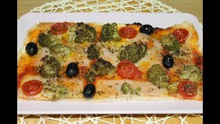 PIZZA VEGANA  (Sin Gluten , Sin Lactosa)